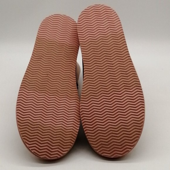 Old Navy Womens Bootie Slipper Pink w/Sequin Front Flat Heel Round Toe Sz 6 - Picture 4 of 10